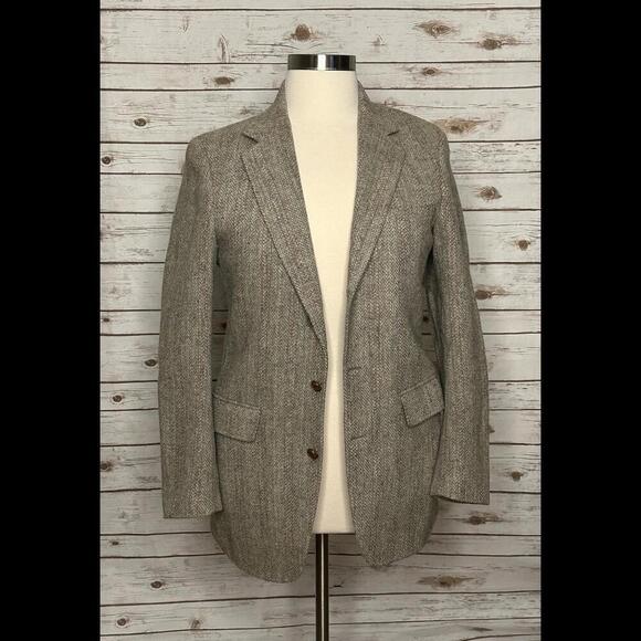 Vintage Asher Harris Tweed Union Made 100% Scottish wool blazer - Picture 1 of 9